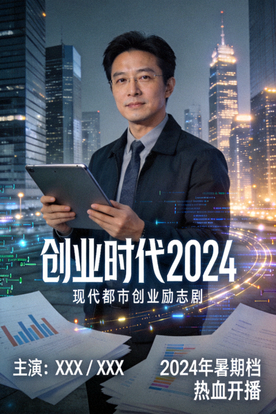 电视剧《创业时代2024》海报 - 现代都市创业励志剧